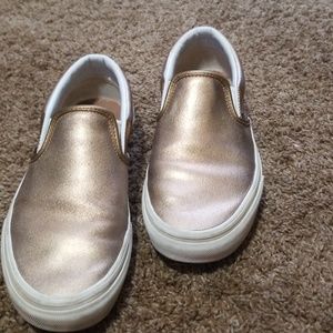 Rose Gold Van's Size 7